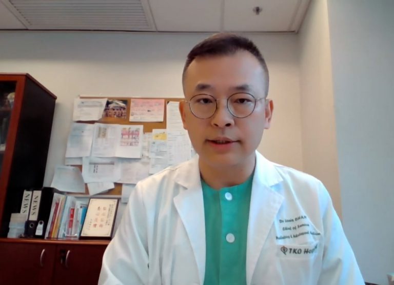 陳子宏呼籲家長盡快帶子女接種季節性流感疫苗。