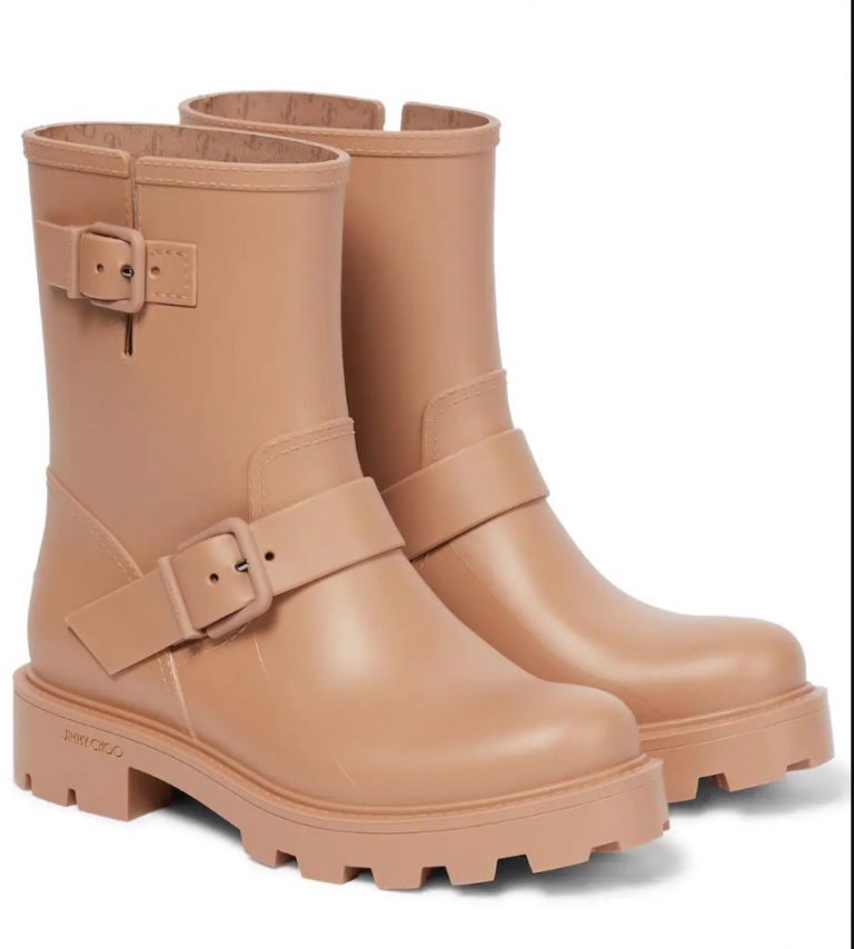 Jimmy Choo Yael Rubber Ankle Boots $2,575/g