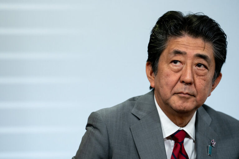 已故前日本首相安倍晉三。