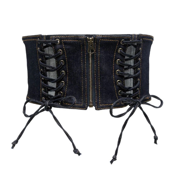 Jean Paul Gaultier corset Denim Top $3,700/b