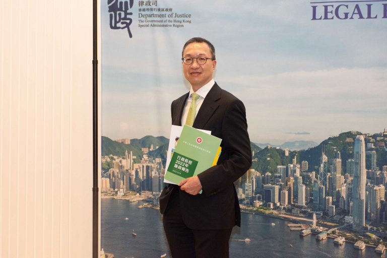律政司司長林定國指，促進香港與內地及大洌區的交流對接，是律政司的重點工作之一。
