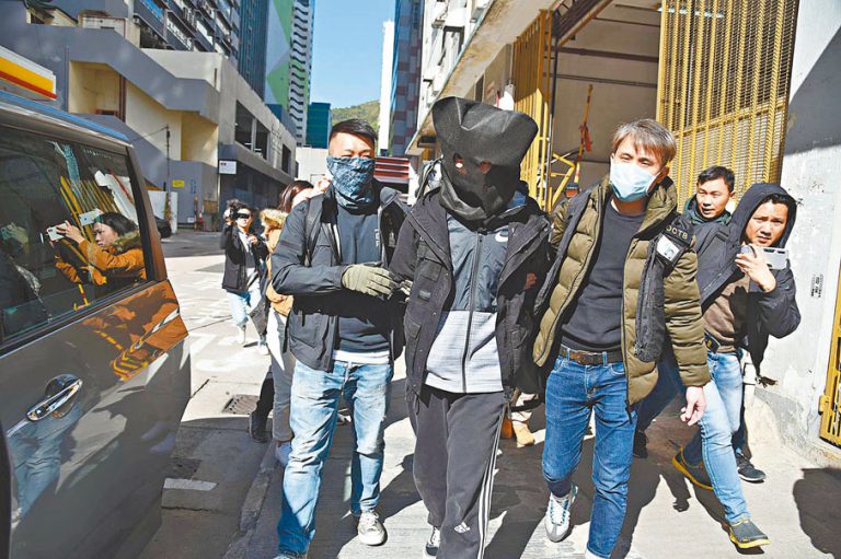 警方於2019年「民陣」遊行前後拘捕多名「屠龍小隊」成員。