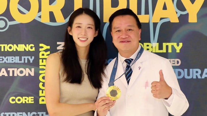 江旻憓探訪中大運動醫學團隊　感謝提供醫療支援