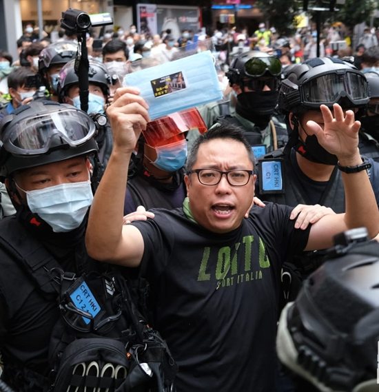 譚得志正就煽動文字案上訴,正等候上訴庭頒下判決。（大公報）