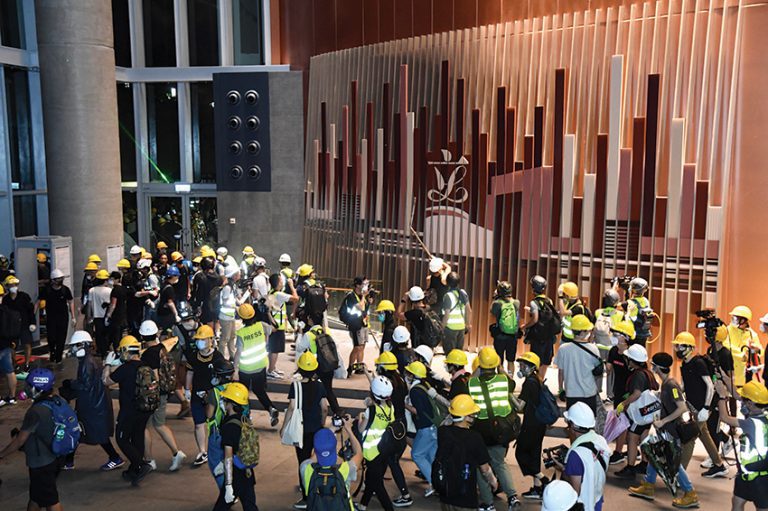 陳沛敏說,以她理解,黎智英不想反修例運動停止或消失。（中通社）
