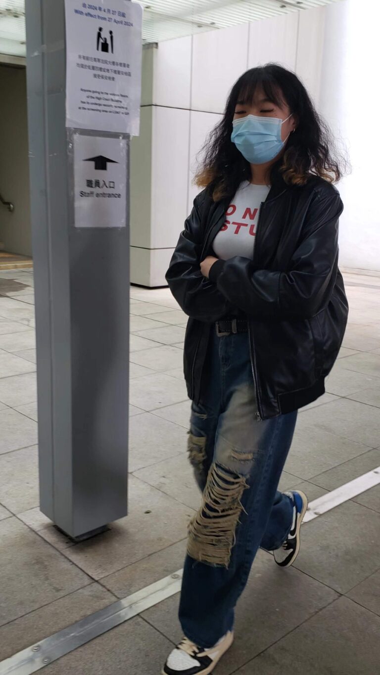 最終罪脫的女被告劉佩凝。