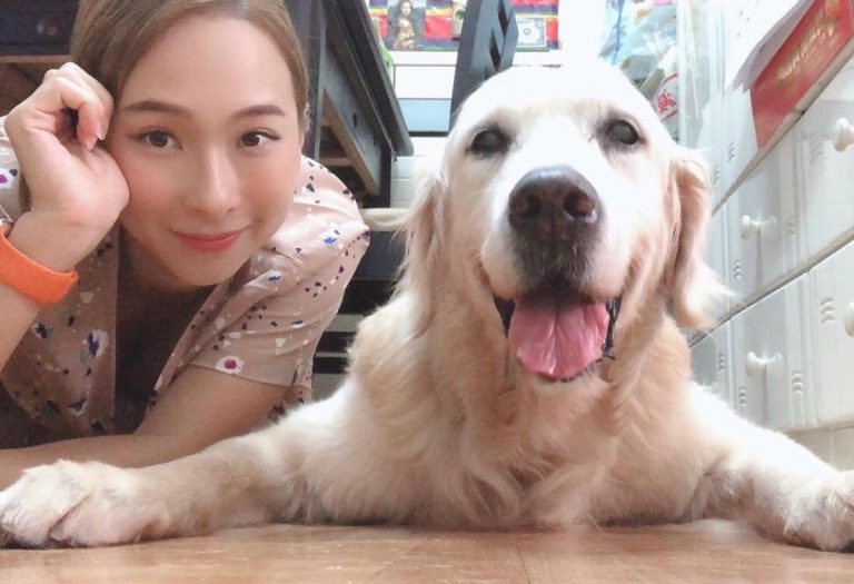 李旻芳出晒名愛狗之人。