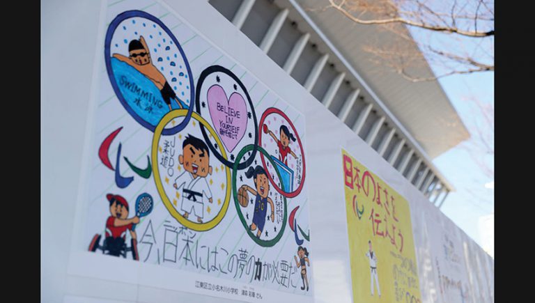 日本小朋友衷心希望奧運能順利舉行。