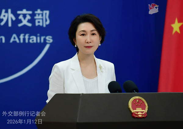 毛寧表示中國一直恢復海灣及中東地區和平。（外交部資料圖片）