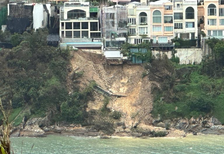 李家超表示政府必定追究紅山半島僭建。（RTHK）
