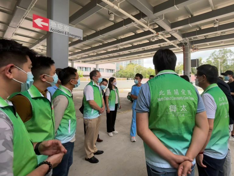 關愛隊又參觀了急症室,了解和熟悉病人候診區、突發事故候診室及跨部門援助站的位置。（民政事務總署FB）
