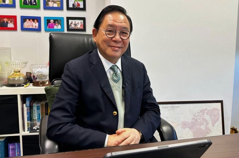 林健鋒表示，歡迎中美兩國就關稅問題達成協議。