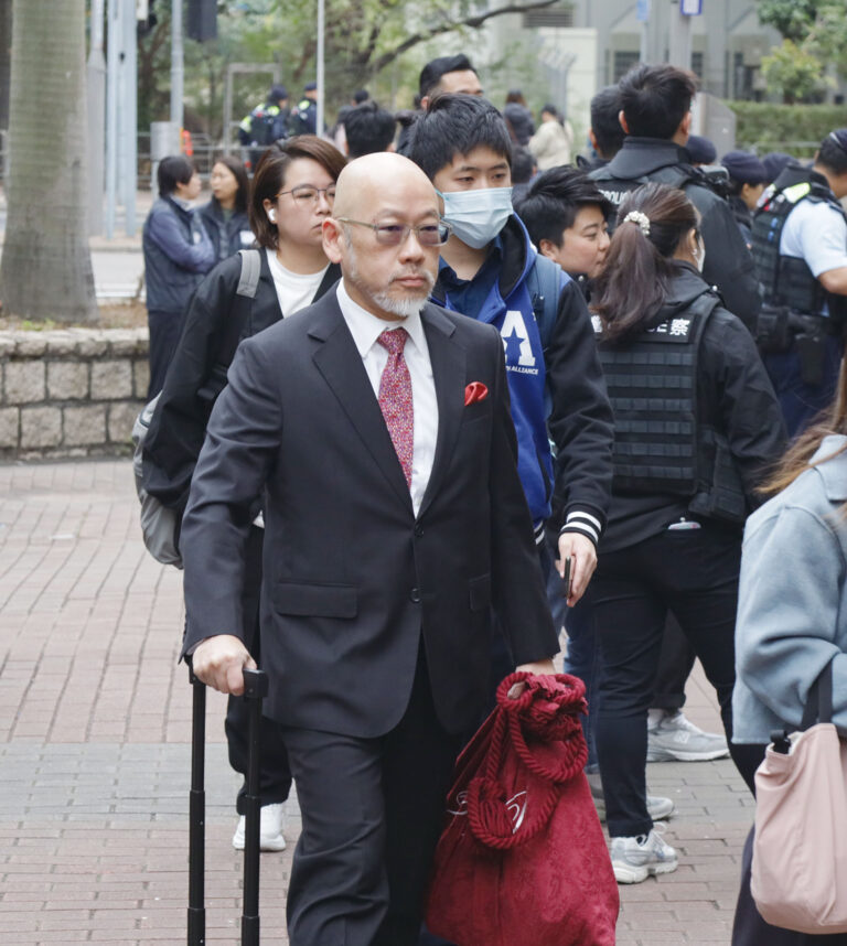 黎智英代表律師彭耀鴻。
