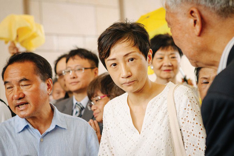報道指陳淑莊2021年中已離港赴台定居。