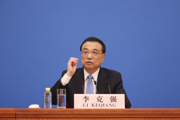 李克強指中國對外開放不變。（中新社）
