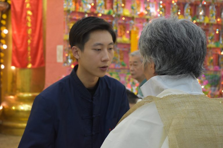 郭旻灝指最難忘的便是替外公辦身後事。