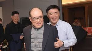 郝柏村與兒子郝龍斌（右）都曾在國民黨任高職。