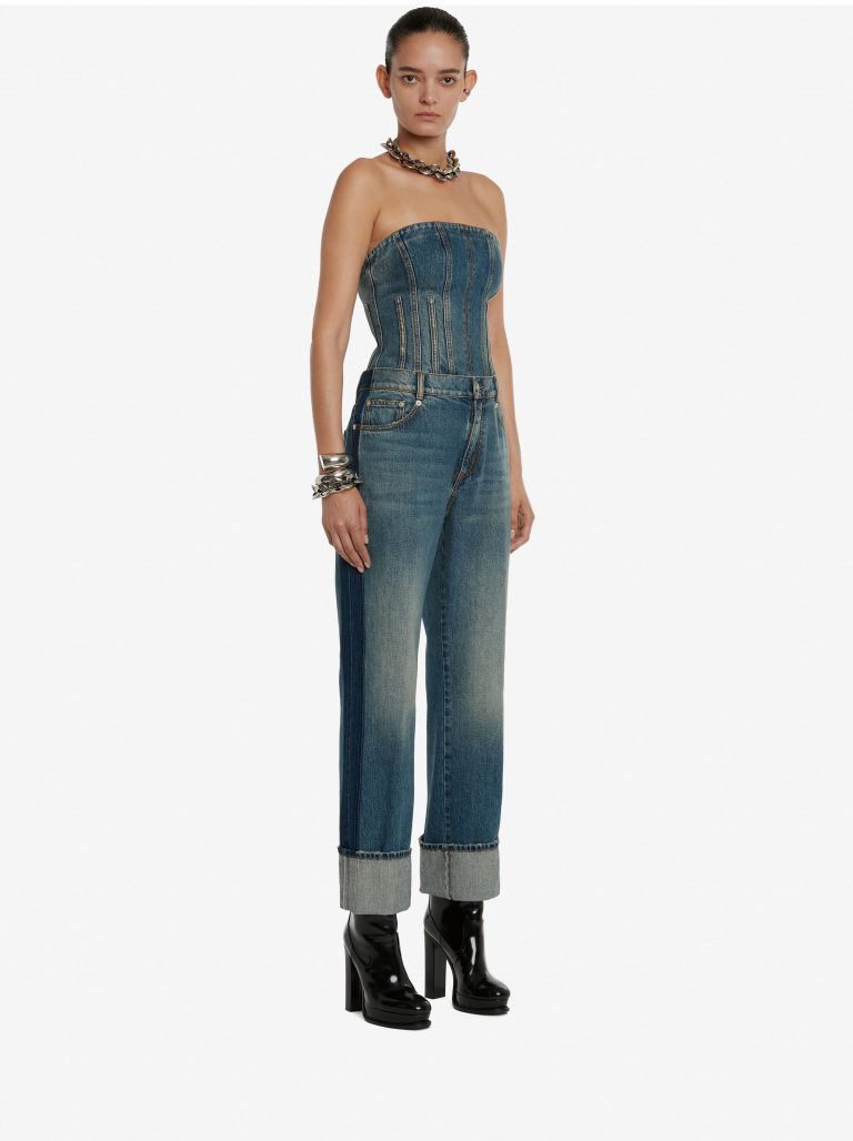 Alexander McQueen denim Top $8,700/l