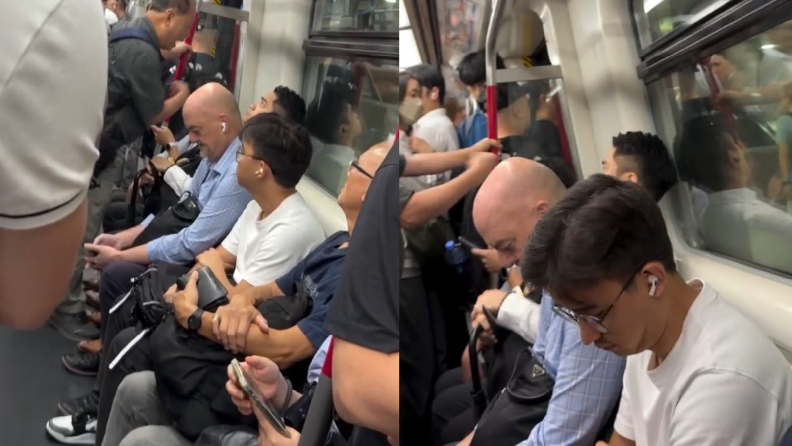 【堅有片】青年要求地鐵阿叔排隊反遭辱罵　網民大讚「後生仔罵不還口好脾氣」