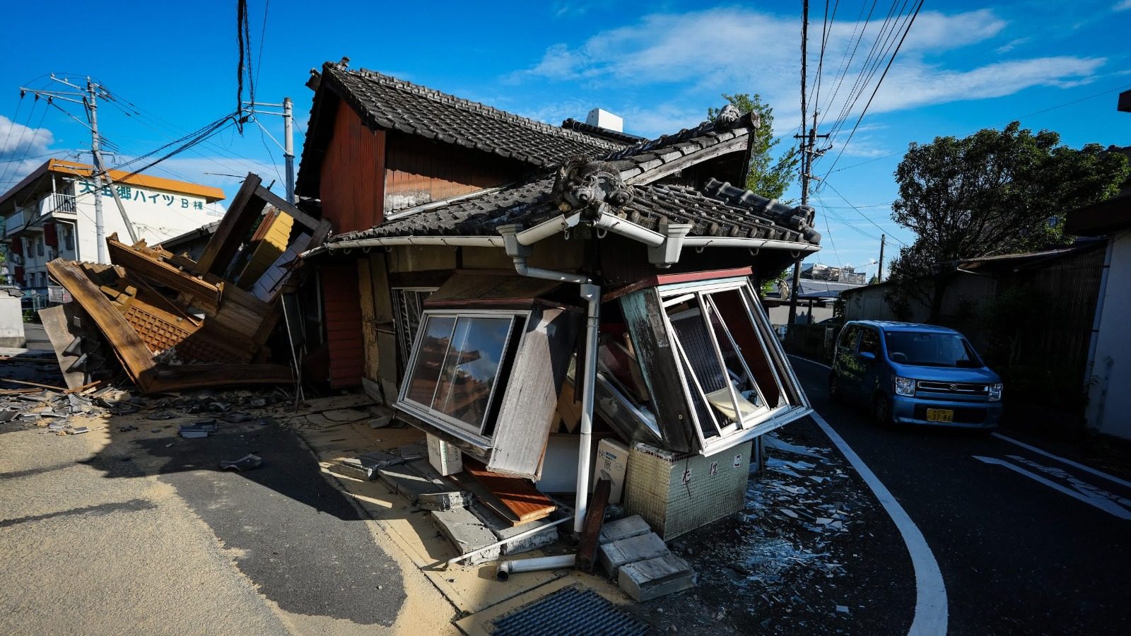 熊本地震 | 熊本冰川町地震後遇酷暑　居民要冒中暑風險處理善後
