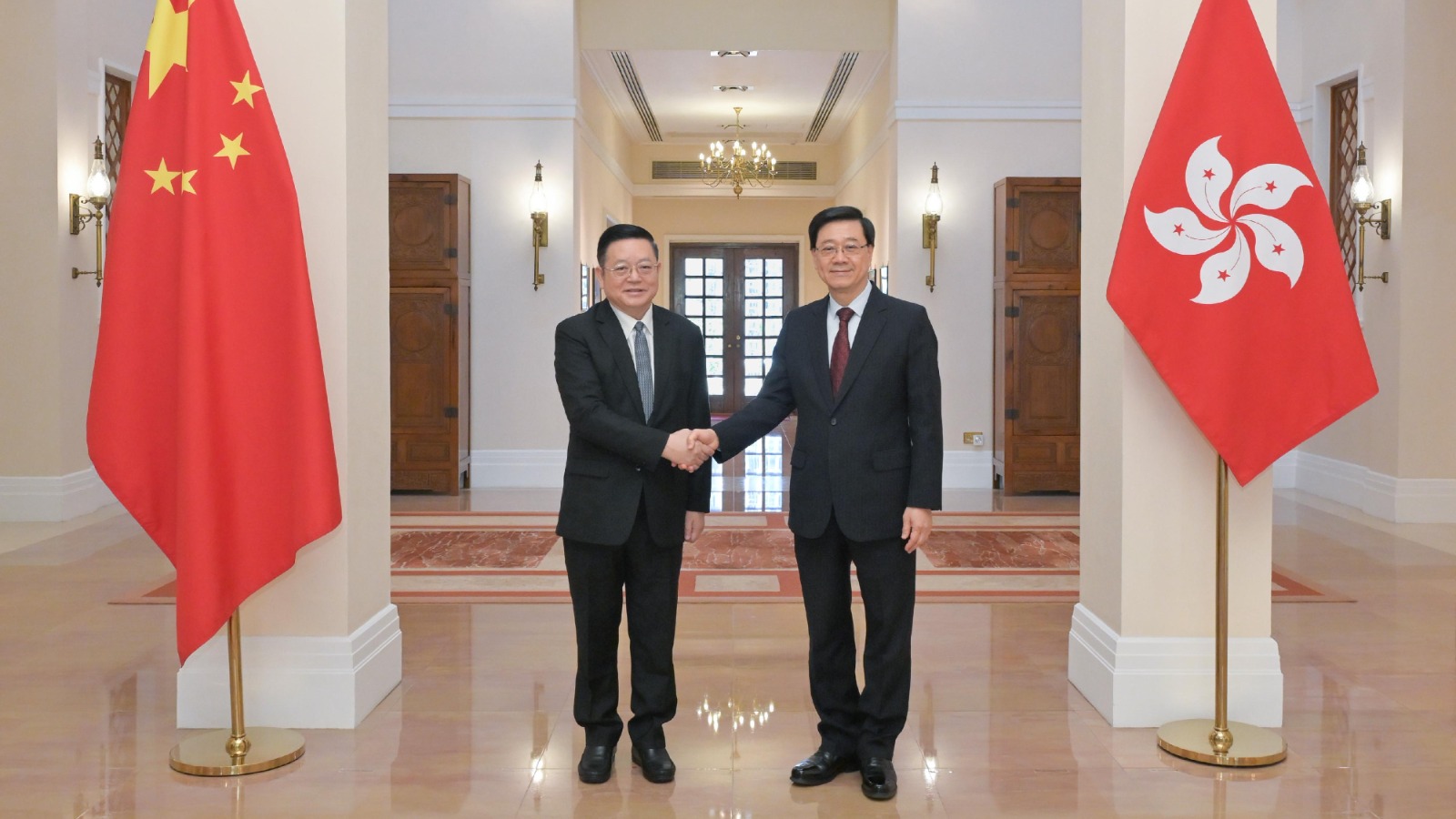 李家超在禮賓府會見東盟秘書長高金洪