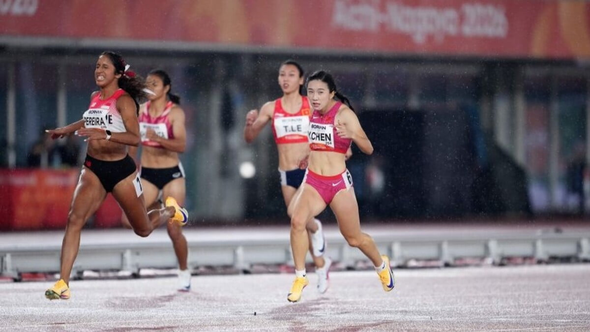 名古屋亞運丨田徑女子200米　中國17歲天才跑手陳妤頡摘銀
